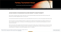 Desktop Screenshot of fantasytournamenthoops.com